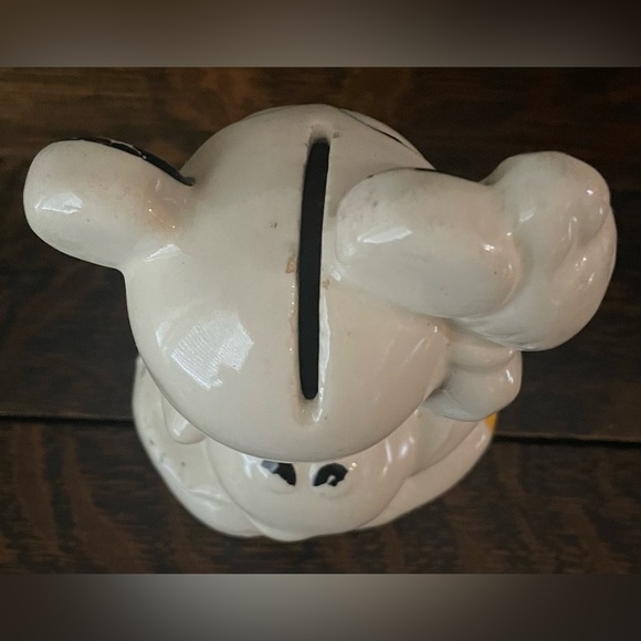1930’s Vintage Disney Mickey Mouse Ceramic Bank - Picture 9 of 10